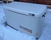 Монтаж газового генератора Generac 7145
