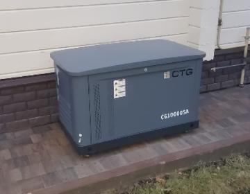 Монтаж газового генератора CTG CG10000SA