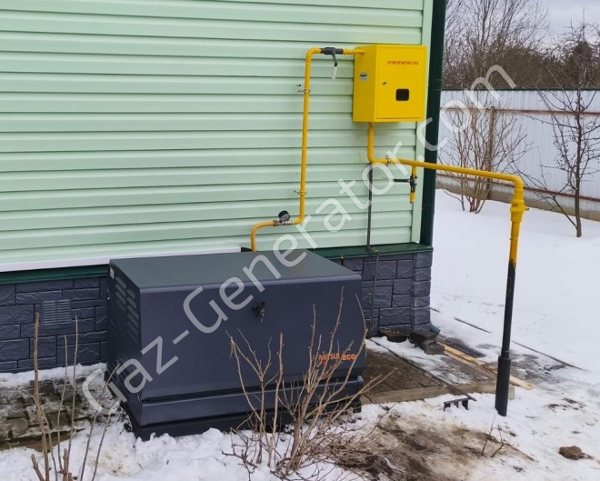 Монтаж и ПНР газового генератора Mitsui Power GM 7000 с АВР