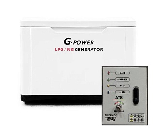 Газовый генератор G-power SL12000WSE с АВР