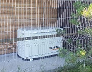 Установка газового генератора Generac 7078 на фундаменте