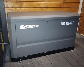 Монтаж генератора EvoLINE GNG 13500 E с АВР