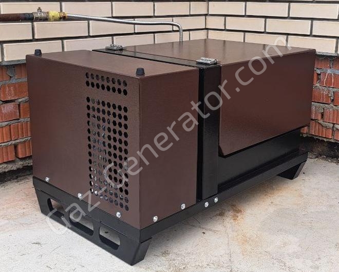 Монтаж газового генератора REG GG 8000 S с АВР