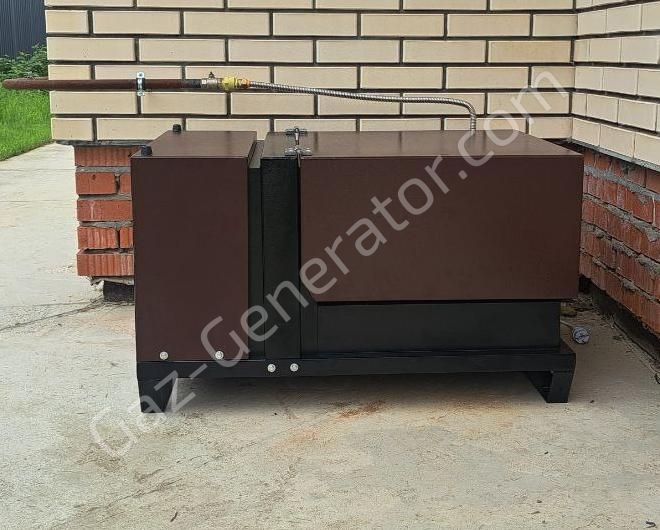 Монтаж газового генератора REG GG 8000 S с АВР