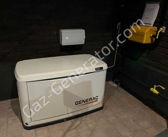 Монтаж газового генератора Generac 7189 с АВР