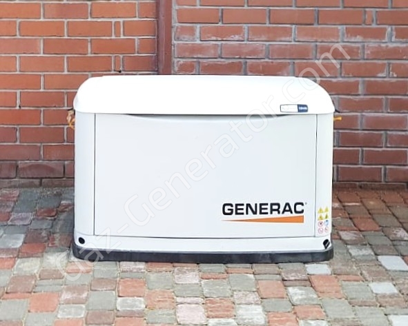 Монтаж газового генератора Generac 7146 в кожухе