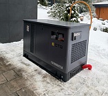 Монтаж электрогенератора CTG CU30000TSA с АВР