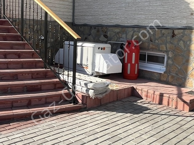 Комплексный монтаж газового генератора Generac 7189