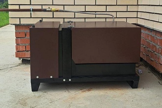 Монтаж газового генератора REG GG 8000 S с АВР