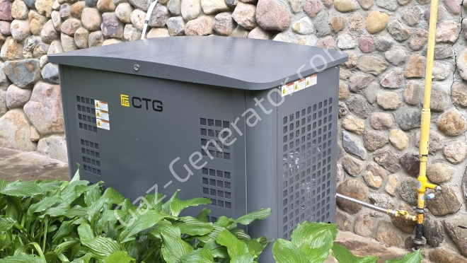 Пример реализованного монтажа газового генератора CTG CG17000SA