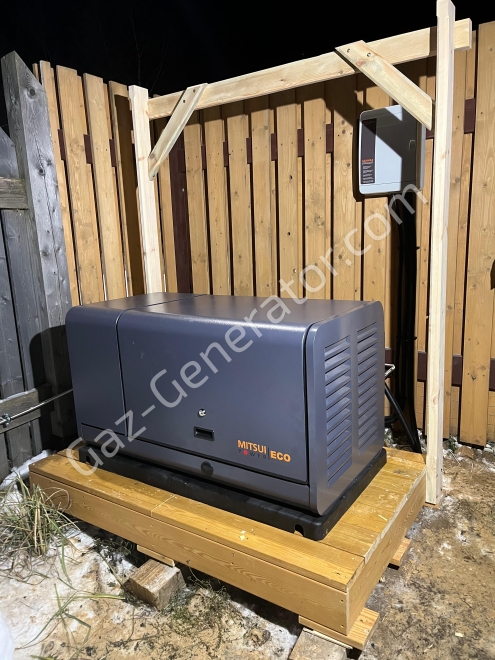 Монтаж и ПНР генератора Mitsui Power Eco GM 10000