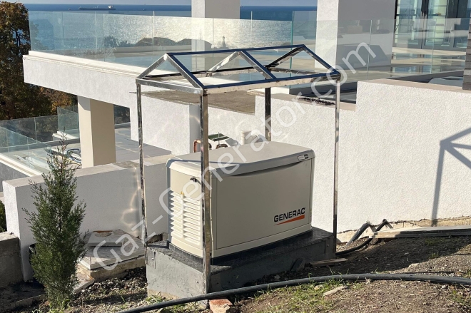 Монтаж и ПНР газового генератор Generac 7146 с АВР