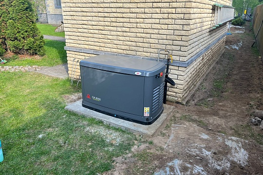 Монтаж и пусконаладочные работы газового генератора Pramac GA8000 (7233)