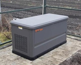 Монтаж генератора Mitsui Power GM 13000