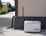 Монтаж газового генератора Generac 7146 с АВР