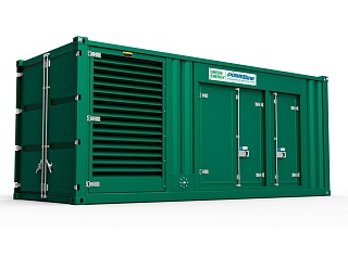 Газовый генератор PowerLink GXE 350 NG в контейнере