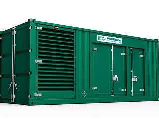 Газовый генератор PowerLink GXE 350 NG в контейнере