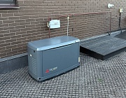 Монтаж газового генератора Pramac GA13000 
