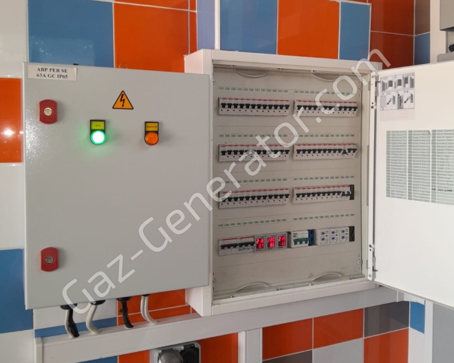 Монтаж газового генератора Generac 7146 с АВР