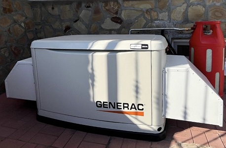 Комплексный монтаж газового генератора Generac 7189