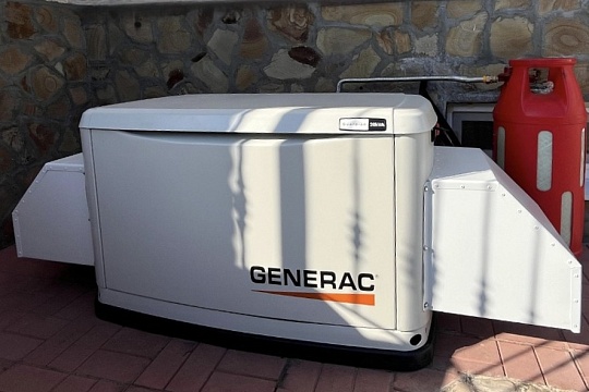 Комплексный монтаж газового генератора Generac 7189