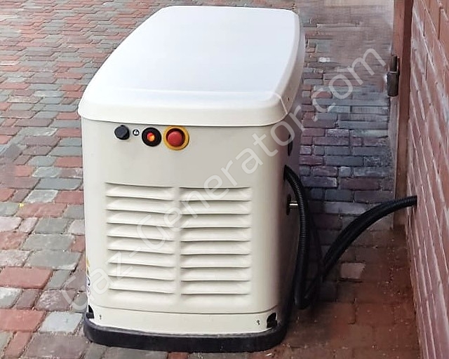 Монтаж газового генератора Generac 7146 в кожухе