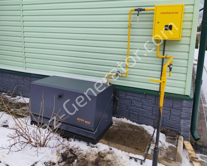 Монтаж и ПНР газового генератора Mitsui Power GM 7000 с АВР