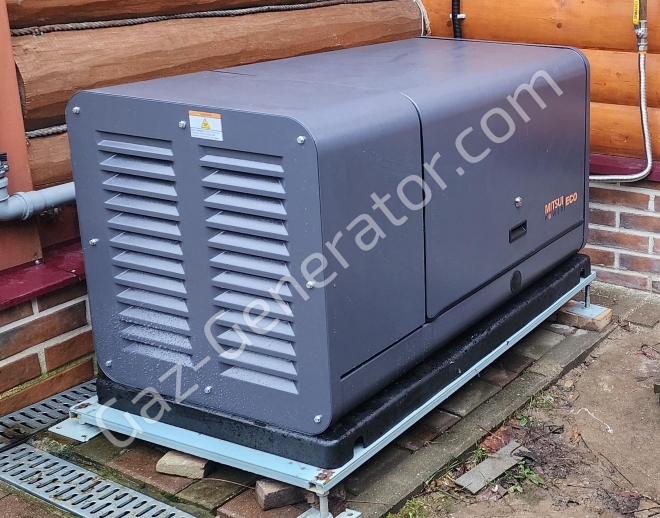 Монтаж газового генератора Mitsui Power Eco GM 10000 с блоком АВР