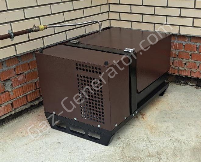 Монтаж газового генератора REG GG 8000 S с АВР