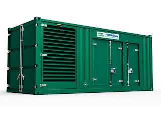 Газовый генератор PowerLink GXE 150 NG в контейнере