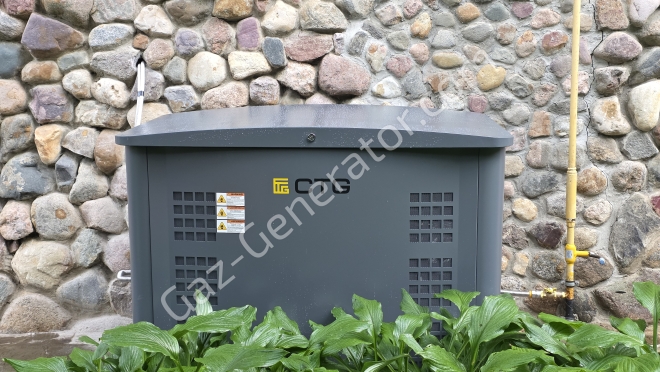 Монтаж газового генератора CTG CG17000SA