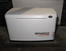 ПНР Generac 5915 на бетонной площадке