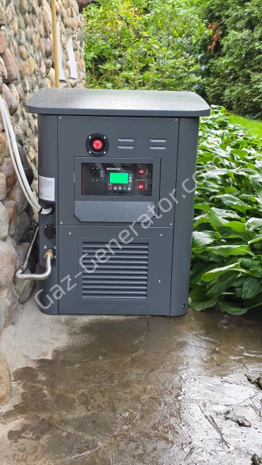 Установка газового генератора CTG CG17000SA и панель управления