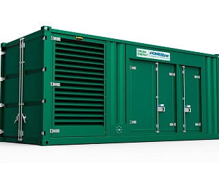 Газовый генератор PowerLink GXE 100 NG в контейнере