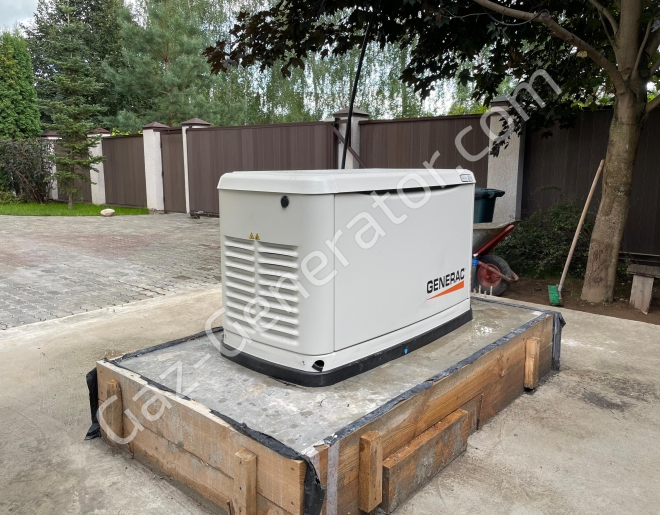 Монтаж газового генератора Generac 7189