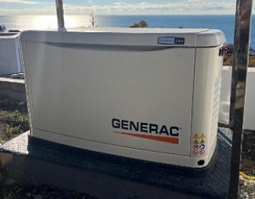 Монтаж и ПНР газового генератор Generac 7146 с АВР