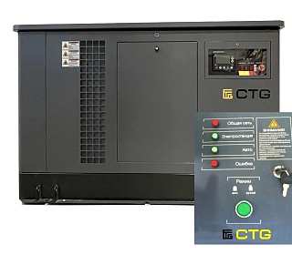 Газовый генератор CTG CU30000TSA с АВР