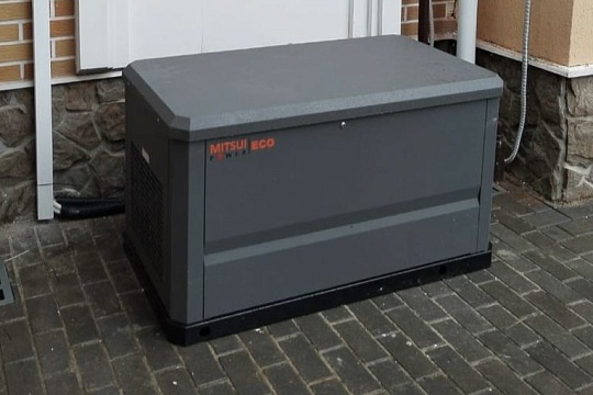 Установка газового генератора Mitsui GM 16000 с АВР