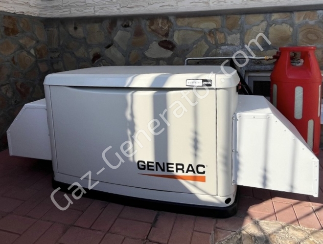 Комплексный монтаж газового генератора Generac 7189