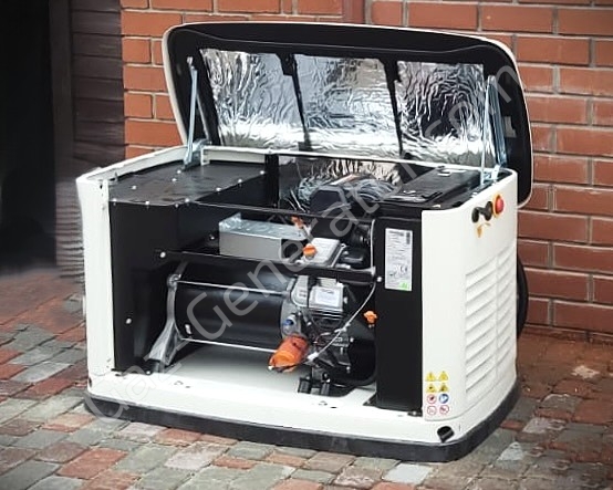 Монтаж газового генератора Generac 7146 в кожухе