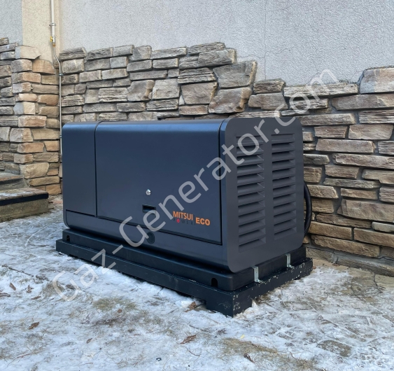 Монтаж генератора Mitsui Power GM 12000