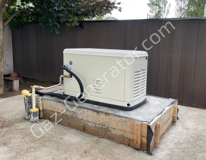 Монтаж газового генератора Generac 7189